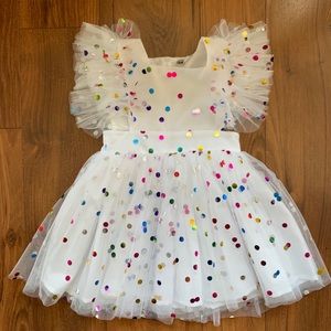Sadie Then Ty Confetti Pinafore Dress